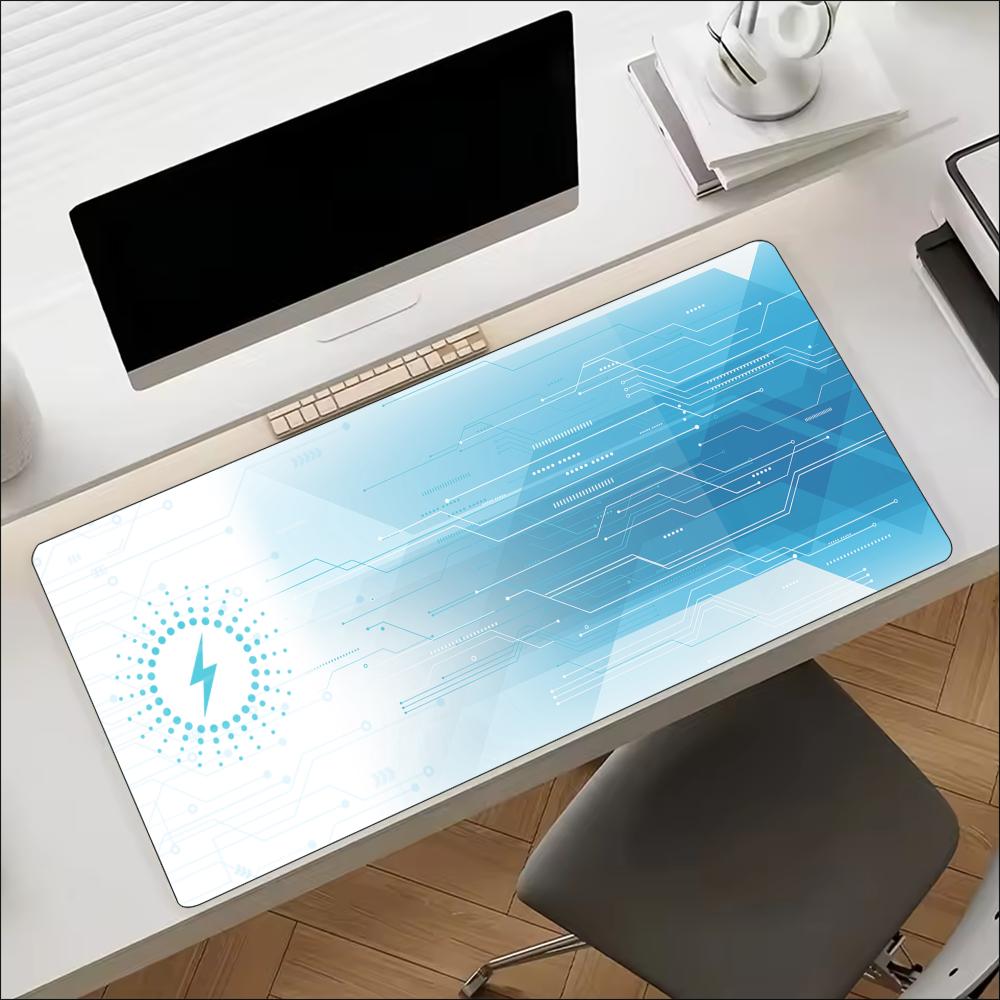 Blue Tech Circuit Gear Pattern - Office Tech Gear ulasan dan harga
