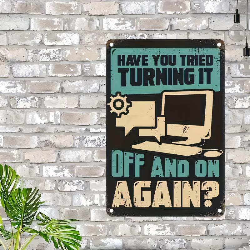 Retro Turn It Off & On Again T - Office Tech Gear ulasan dan harga
