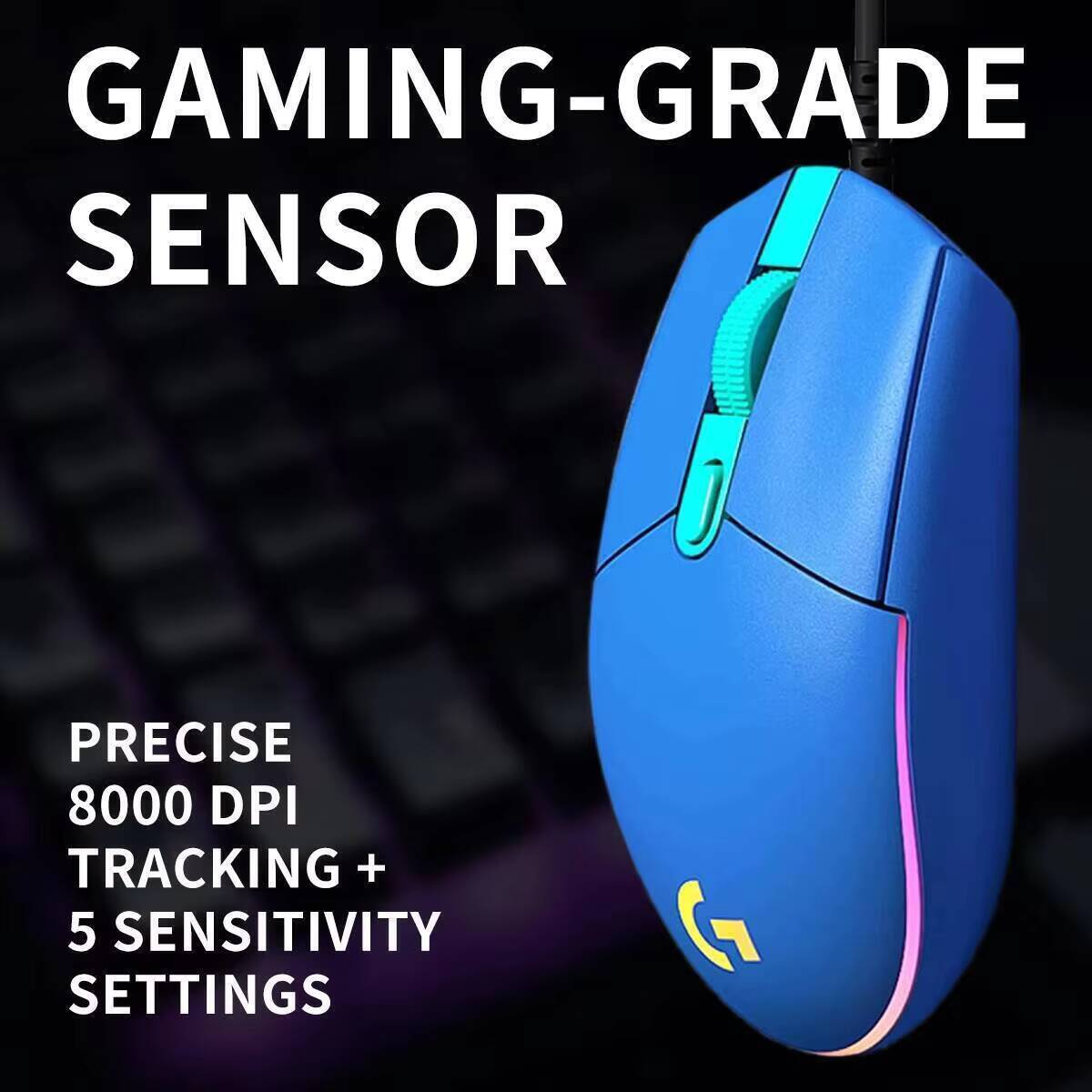 Logitech G203 Wired Mouse for  - Logitech Mouse G203 ulasan dan harga