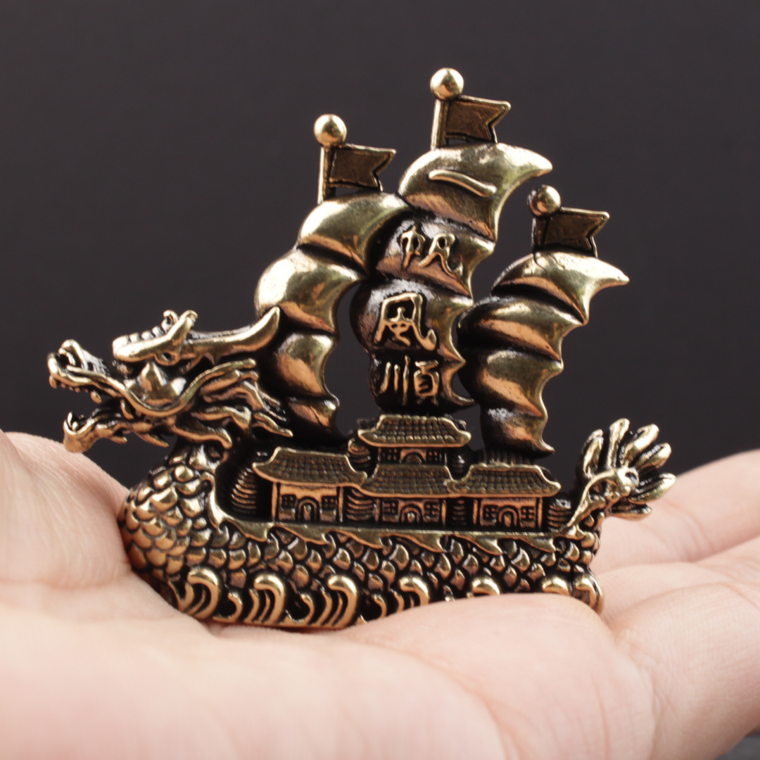 Figure Dragon Boat Statue Home - Office Technologies ulasan dan harga