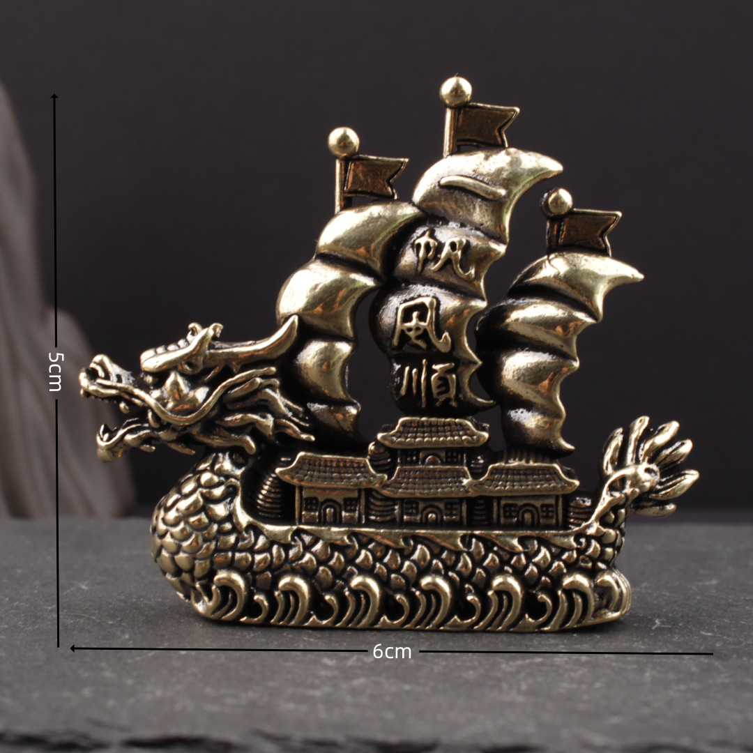 Figure Dragon Boat Statue Home - Office Technologies ulasan dan harga