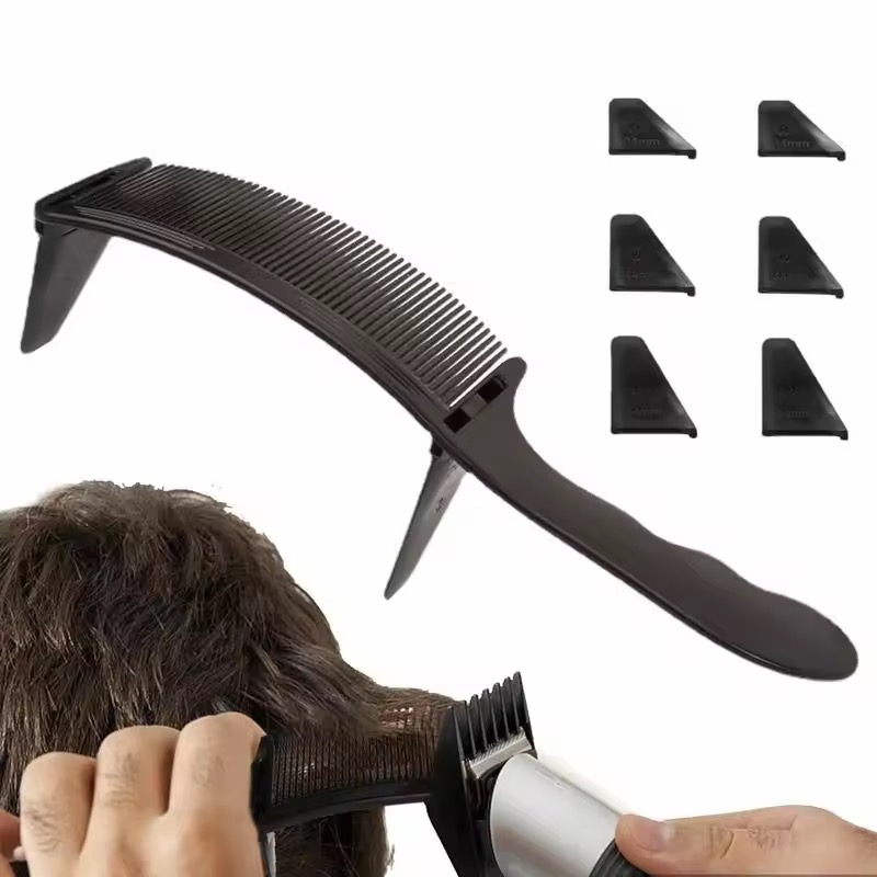 Barber Flat Top Haircut Comb C - Binding Machine Comb ulasan dan harga