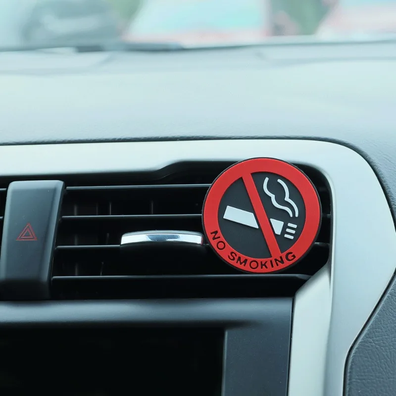No Smoking Car Stickers Red Ro - Office Technologies ulasan dan harga